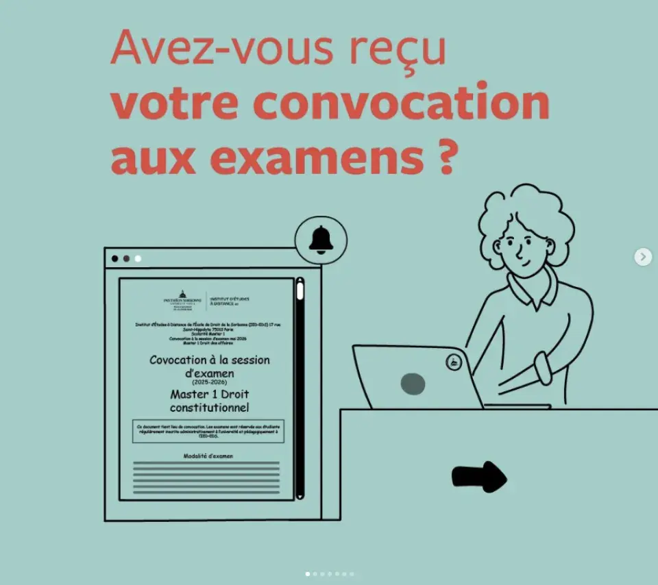 Avez-vous reçu votre convocation à l'examen ?